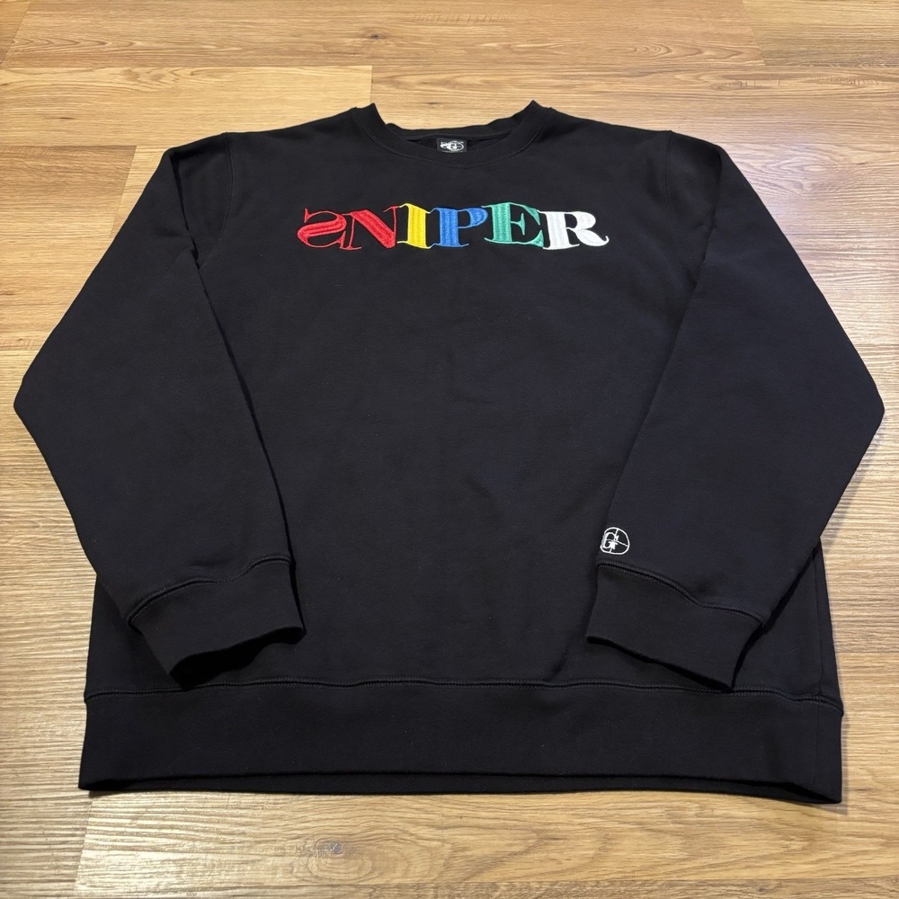 Sniper Gang Crewneck Sweatshirt Mens XL (Fits Large) Pullover Kodak Black Logo
